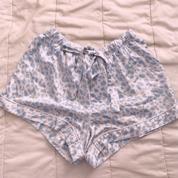 satin leopard print pajamas - Picture 2 of 4